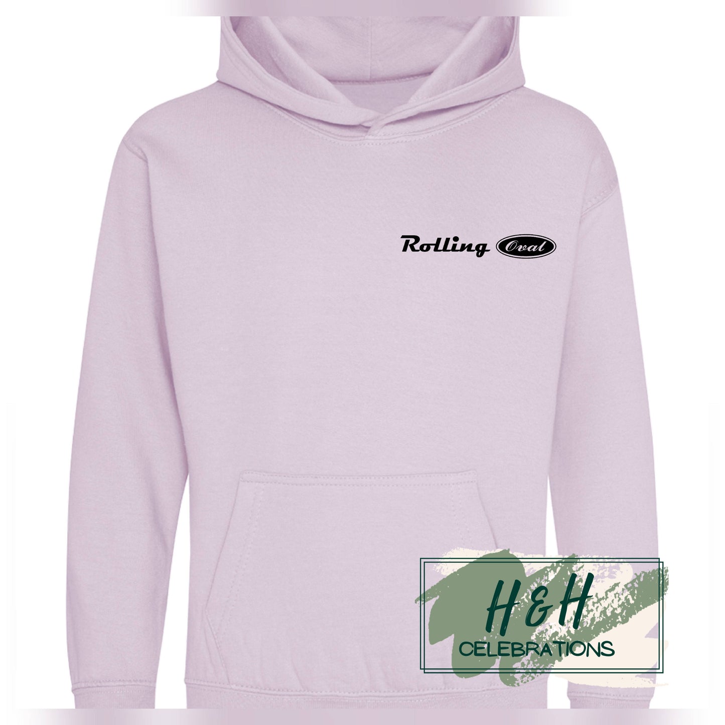 Rolling Oval Hoodie For Kids - Lilac