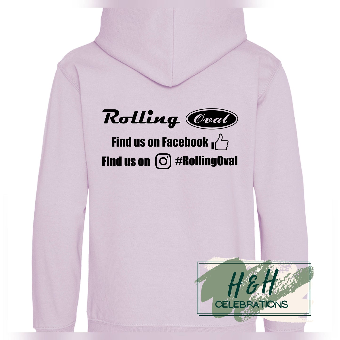 Rolling Oval Hoodie For Kids - Lilac
