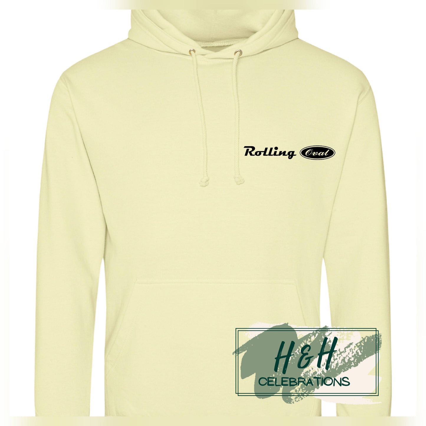Rolling Oval Hoodie For Adults - Pina Colada