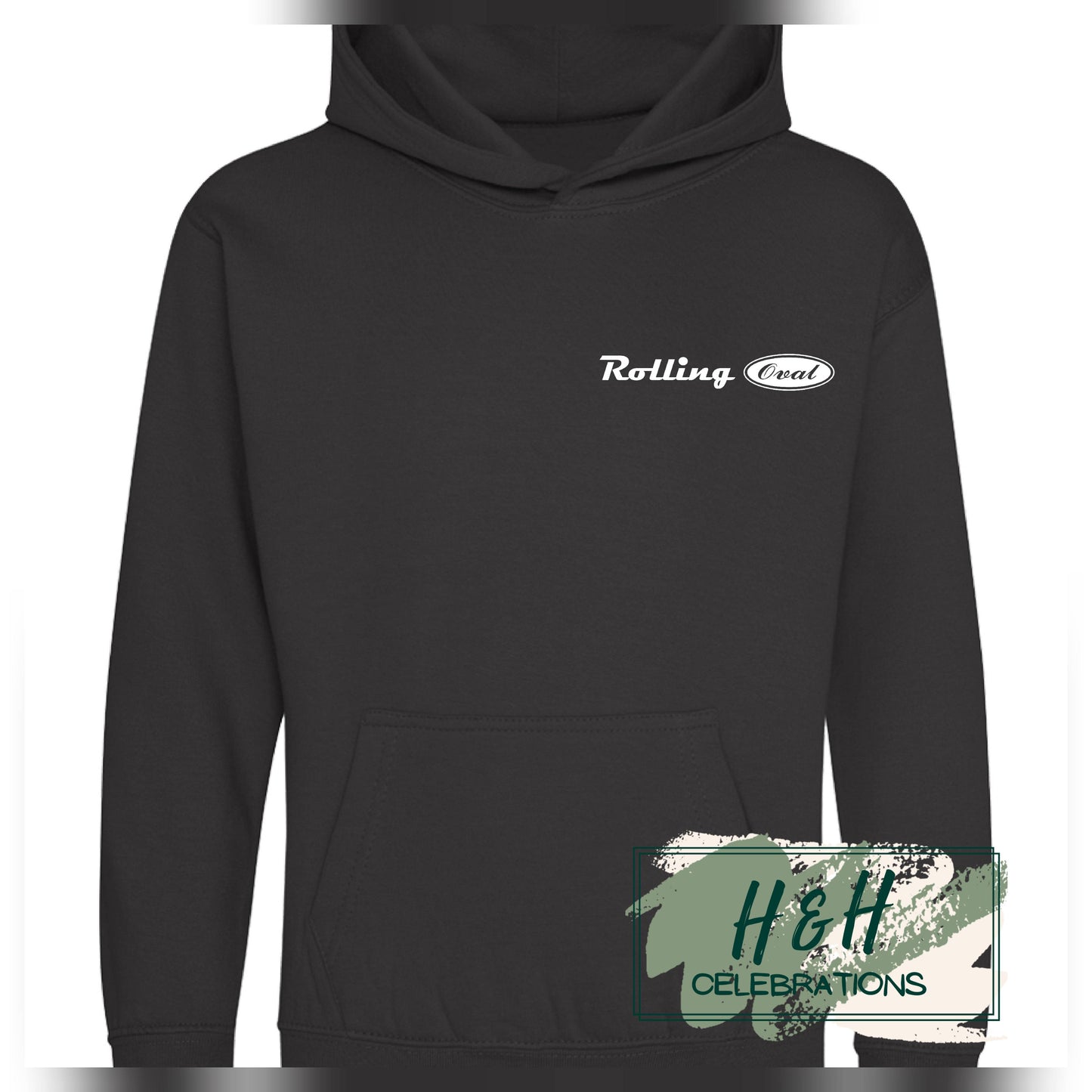 Rolling Oval Hoodie For Kids - Storm Grey