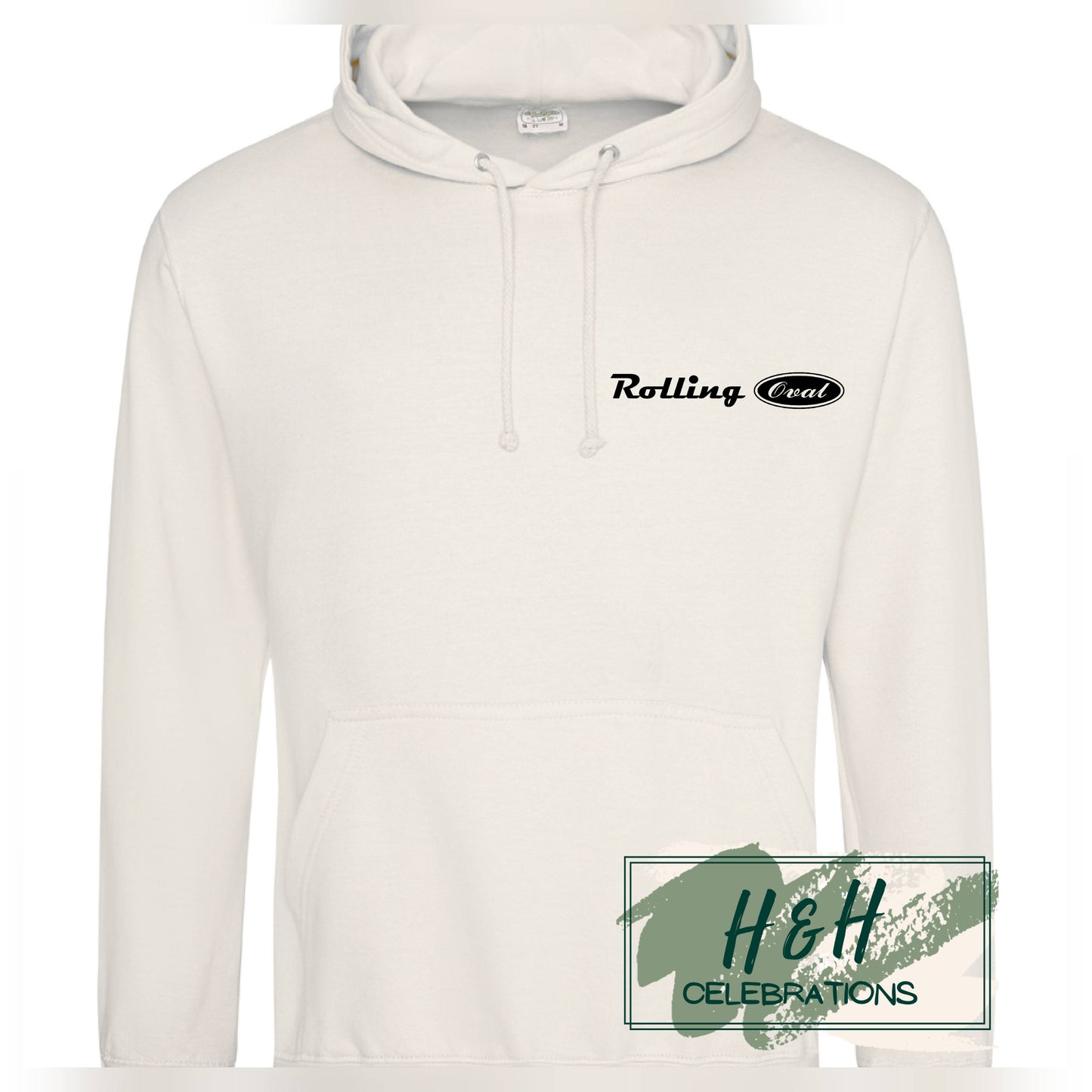 Rolling Oval Hoodie For Adults - Vanilla Milkshake