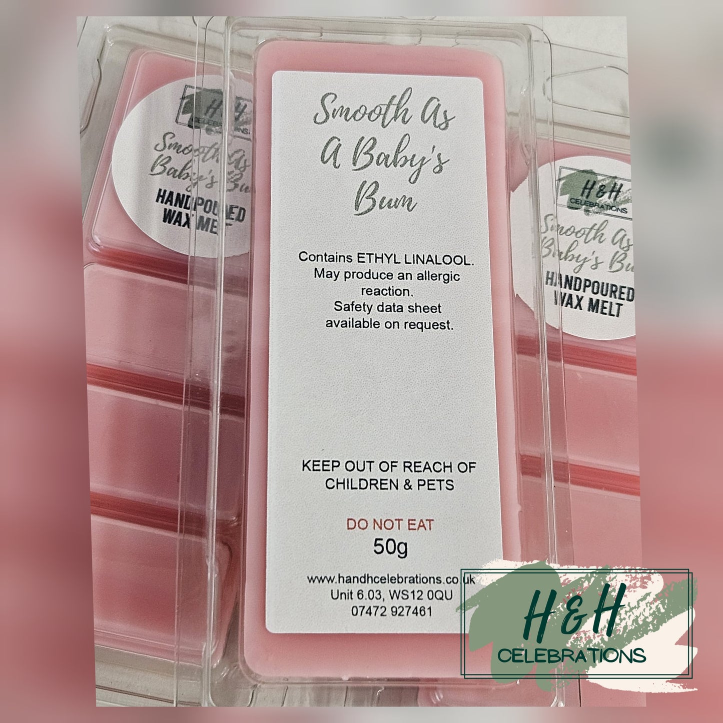 Smooth As A Baby's Bum Wax Melt Snap Bar