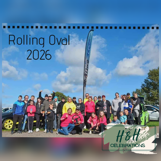 Rolling Oval 2026 A4 Wall Calendar