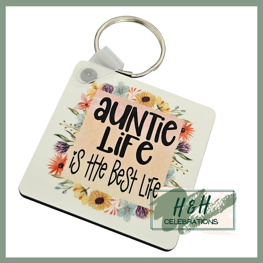 The Best Life MDF Keyring