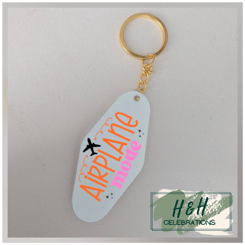 Airplane Mode Motel/Hotel Keyring