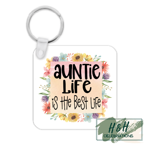 The Best Life MDF Keyring
