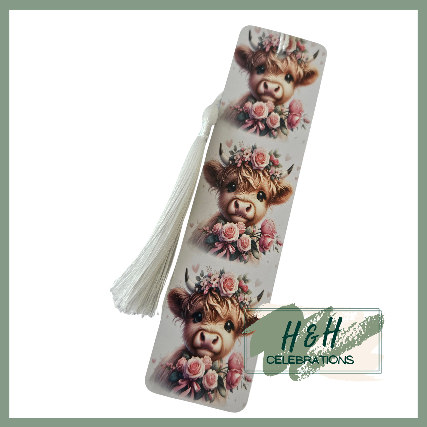Highland Cow Bookmark