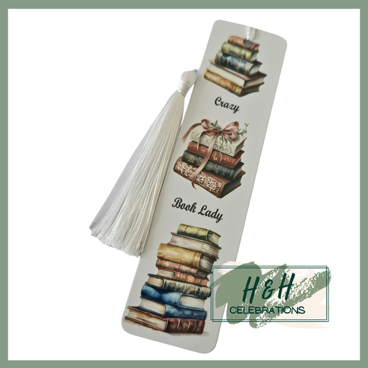Crazy Book Lady Bookmark