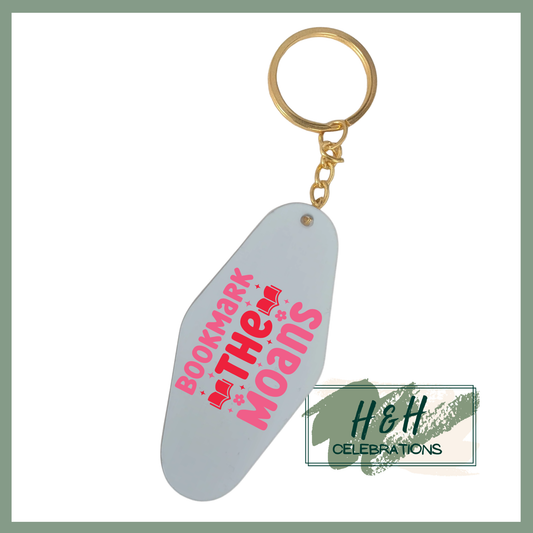 Bookmark The Moans Motel/Hotel Keyring