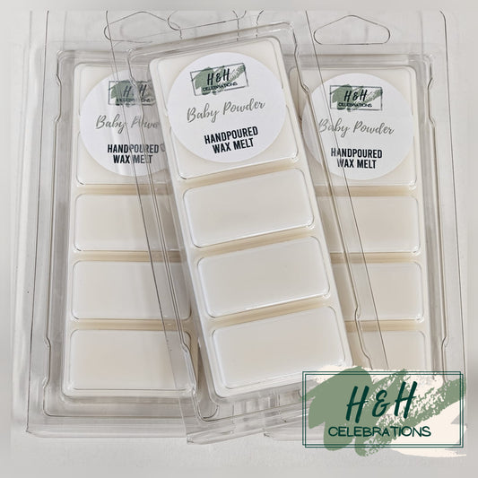 Baby Powder Wax Melt Snap Bar
