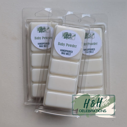Baby Powder Wax Melt Snap Bar