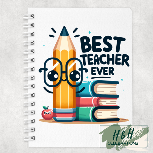 Best Teacher Ever Smart Pencil A5 Lined Notepad