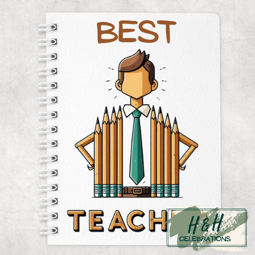 Best Teacher A5 Lined Notepad
