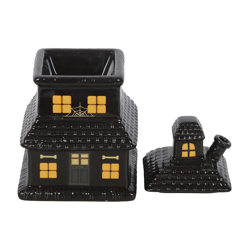 Black Haunted House Wax Melt Burner