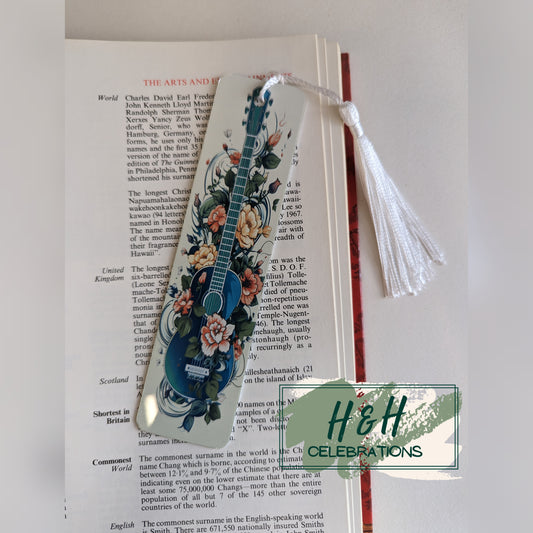 Blue Guitar Bookmark