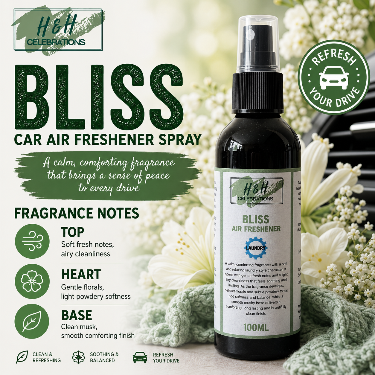 Bliss Air Freshener Spray 100ml