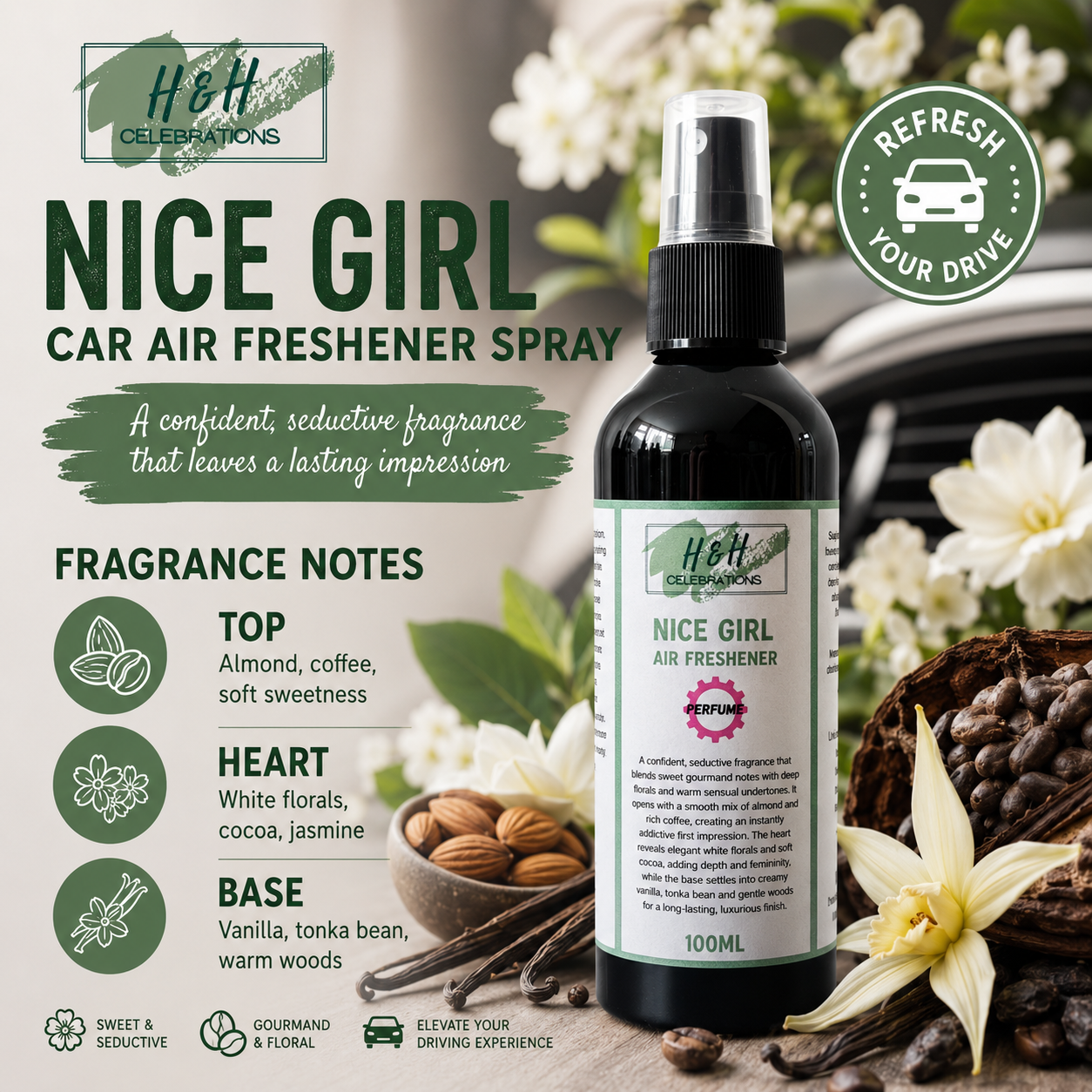 Nice Girl Air Freshener Spray 100ml