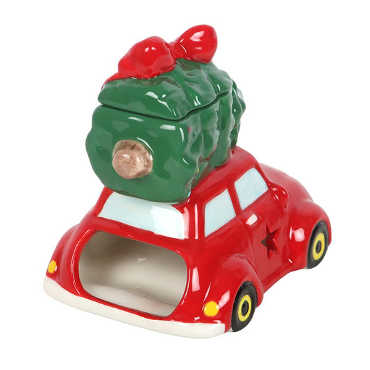 Car With Christmas Tree Wax Melt Burner
