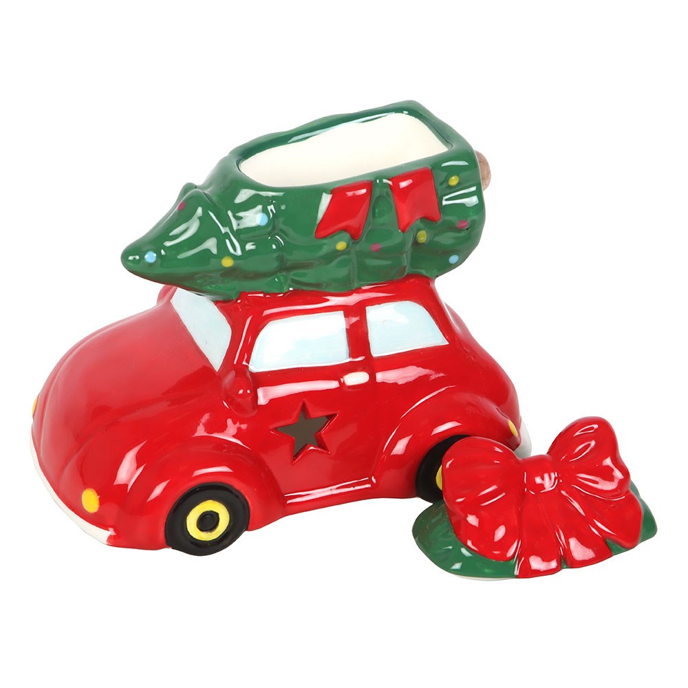 Car With Christmas Tree Wax Melt Burner