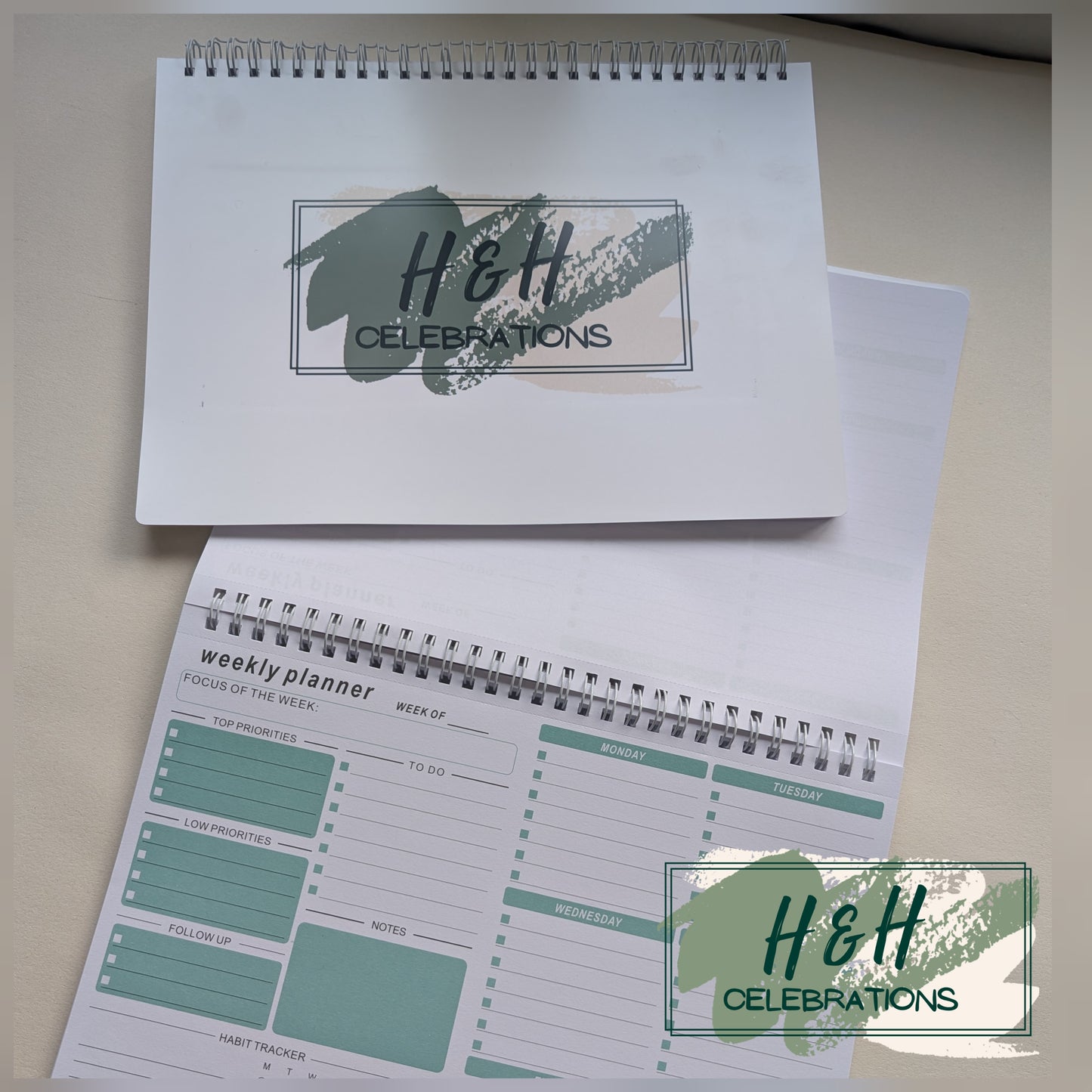 Company Logo Notebook Planner