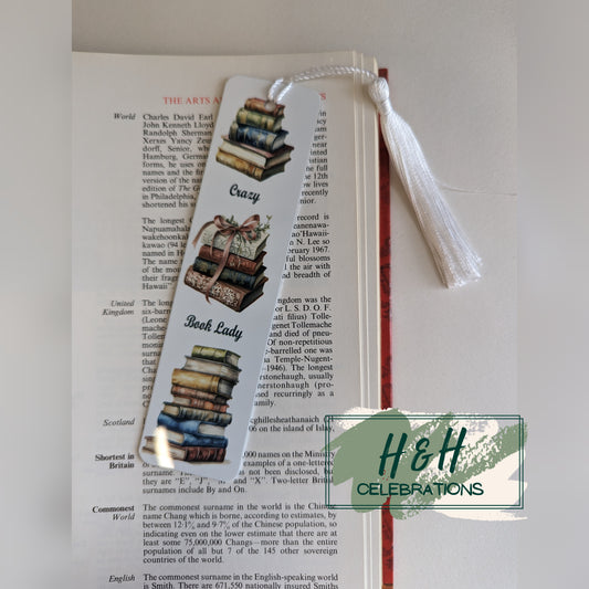 Crazy Book Lady Bookmark