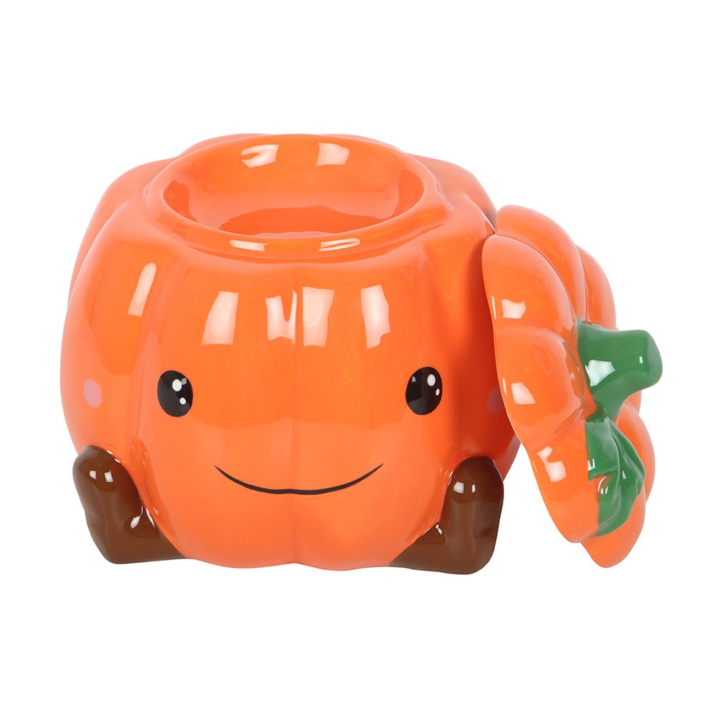 Cute Smiling Pumpkin Wax Melt Burner