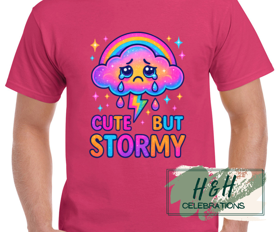 Womens Cute But Stormy T-Shirt - 13 Colours