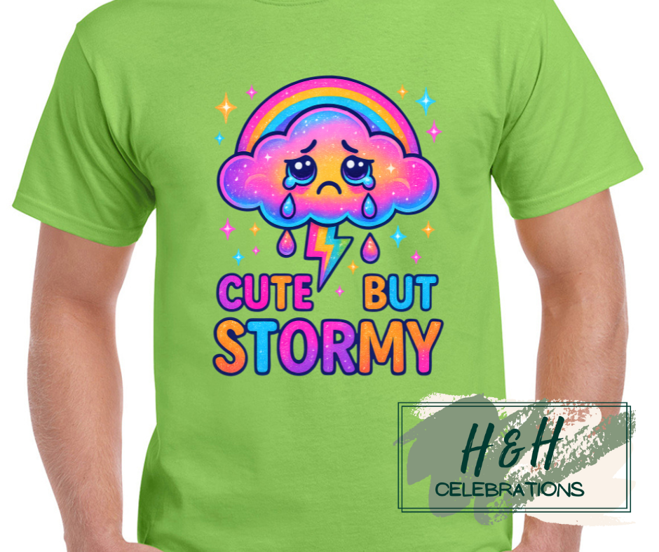 Womens Cute But Stormy T-Shirt - 13 Colours
