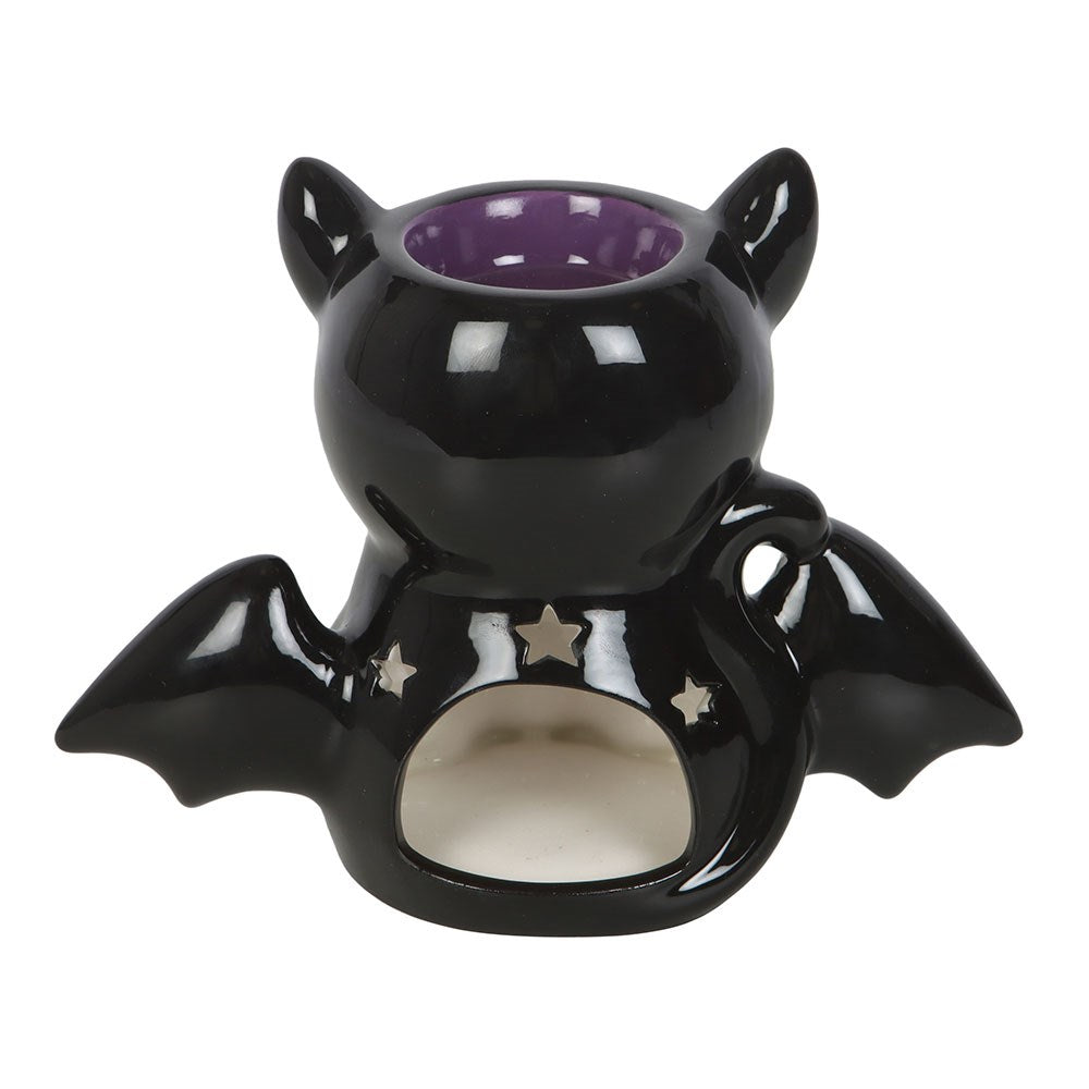 Cute & Creepy Bat Cat Wax Melt Burner