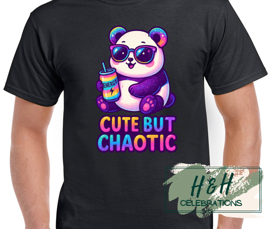 Womens Cute But Chaotic T-Shirt - 13 Colours