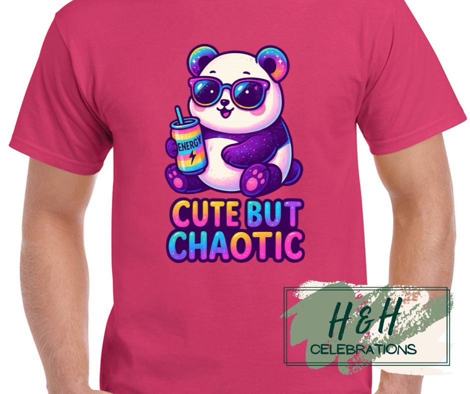 Womens Cute But Chaotic T-Shirt - 13 Colours