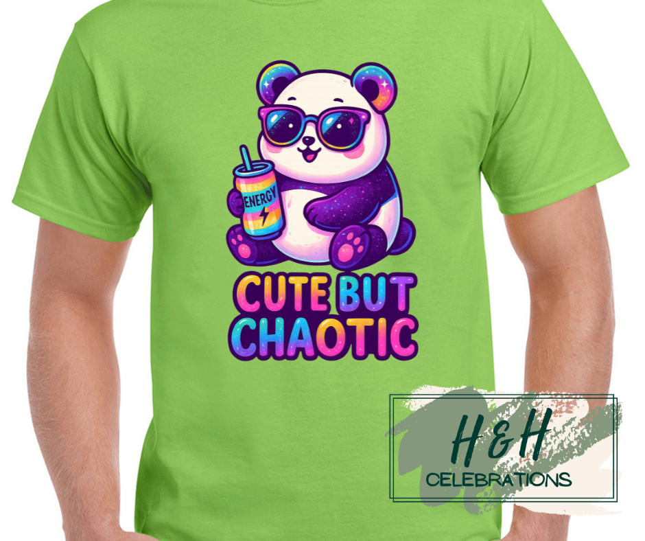 Womens Cute But Chaotic T-Shirt - 13 Colours