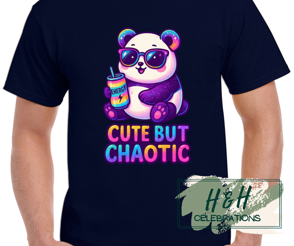 Womens Cute But Chaotic T-Shirt - 13 Colours