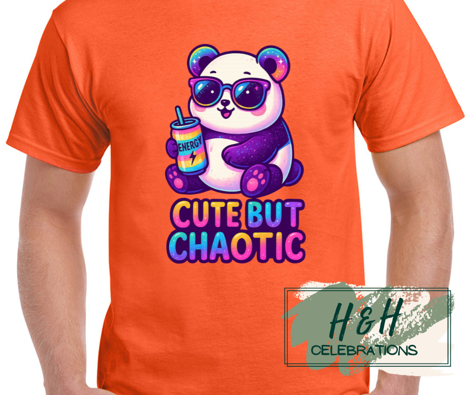 Womens Cute But Chaotic T-Shirt - 13 Colours