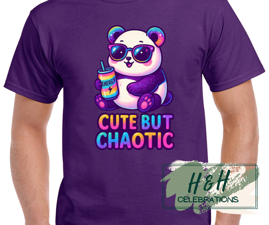 Womens Cute But Chaotic T-Shirt - 13 Colours