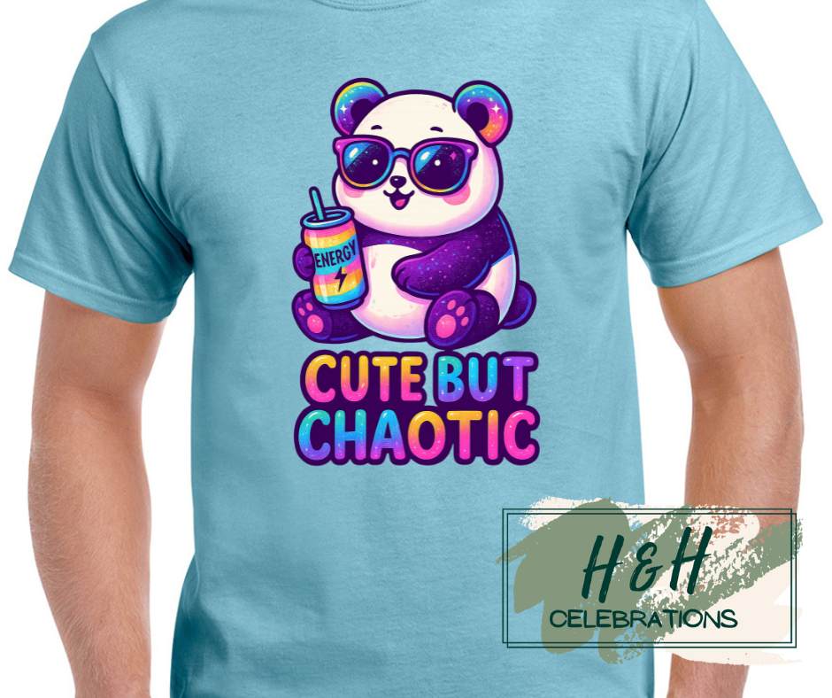 Womens Cute But Chaotic T-Shirt - 13 Colours