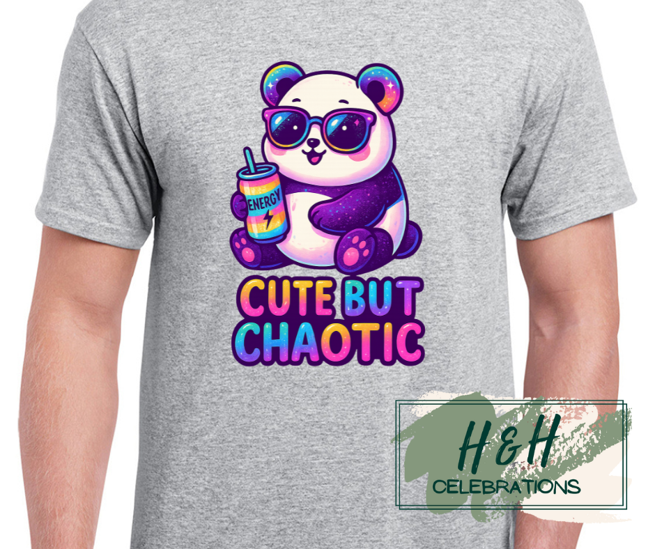Womens Cute But Chaotic T-Shirt - 13 Colours