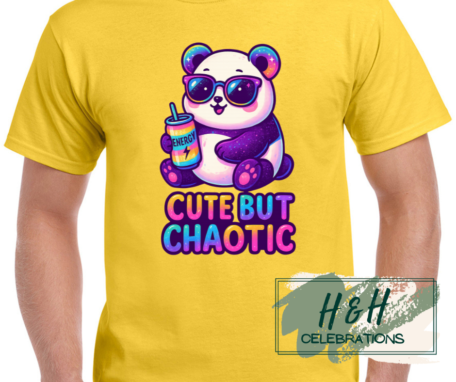 Womens Cute But Chaotic T-Shirt - 13 Colours