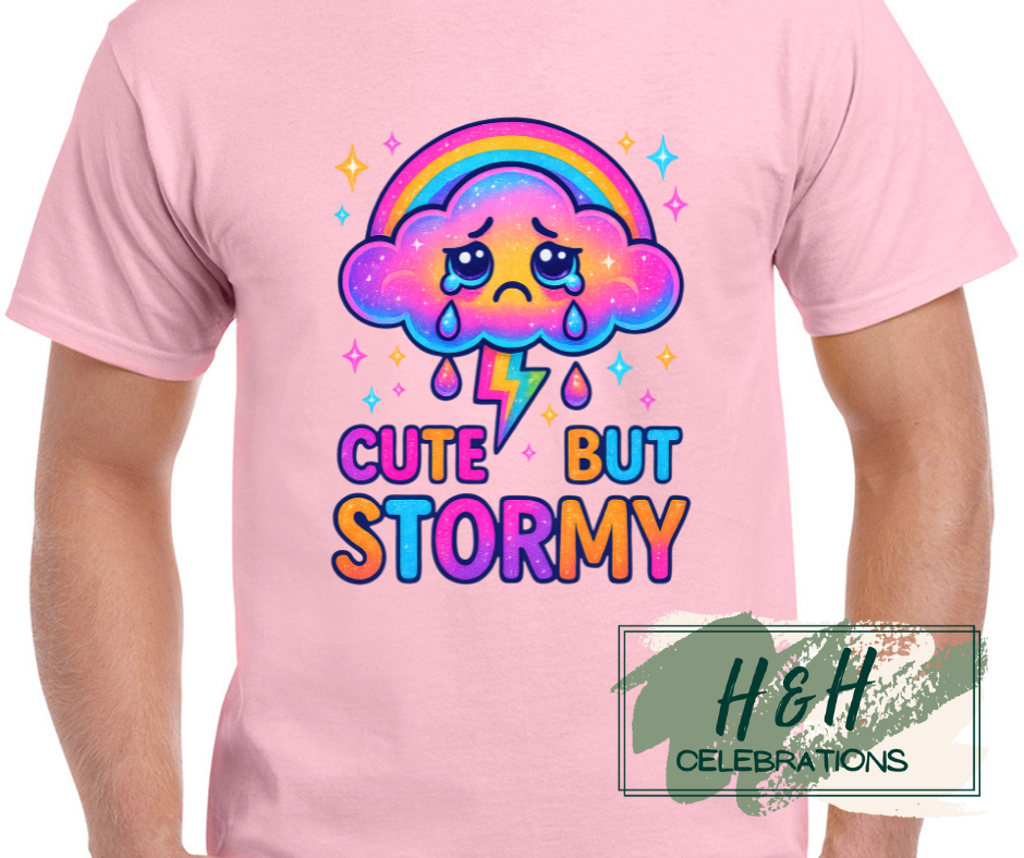 Womens Cute But Stormy T-Shirt - 13 Colours