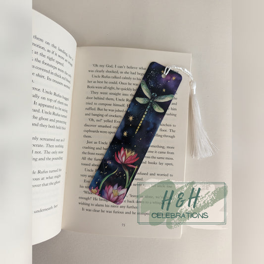 Vibrant Dragonfly Bookmark