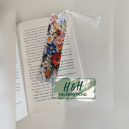 Floral Bouquet Bookmark