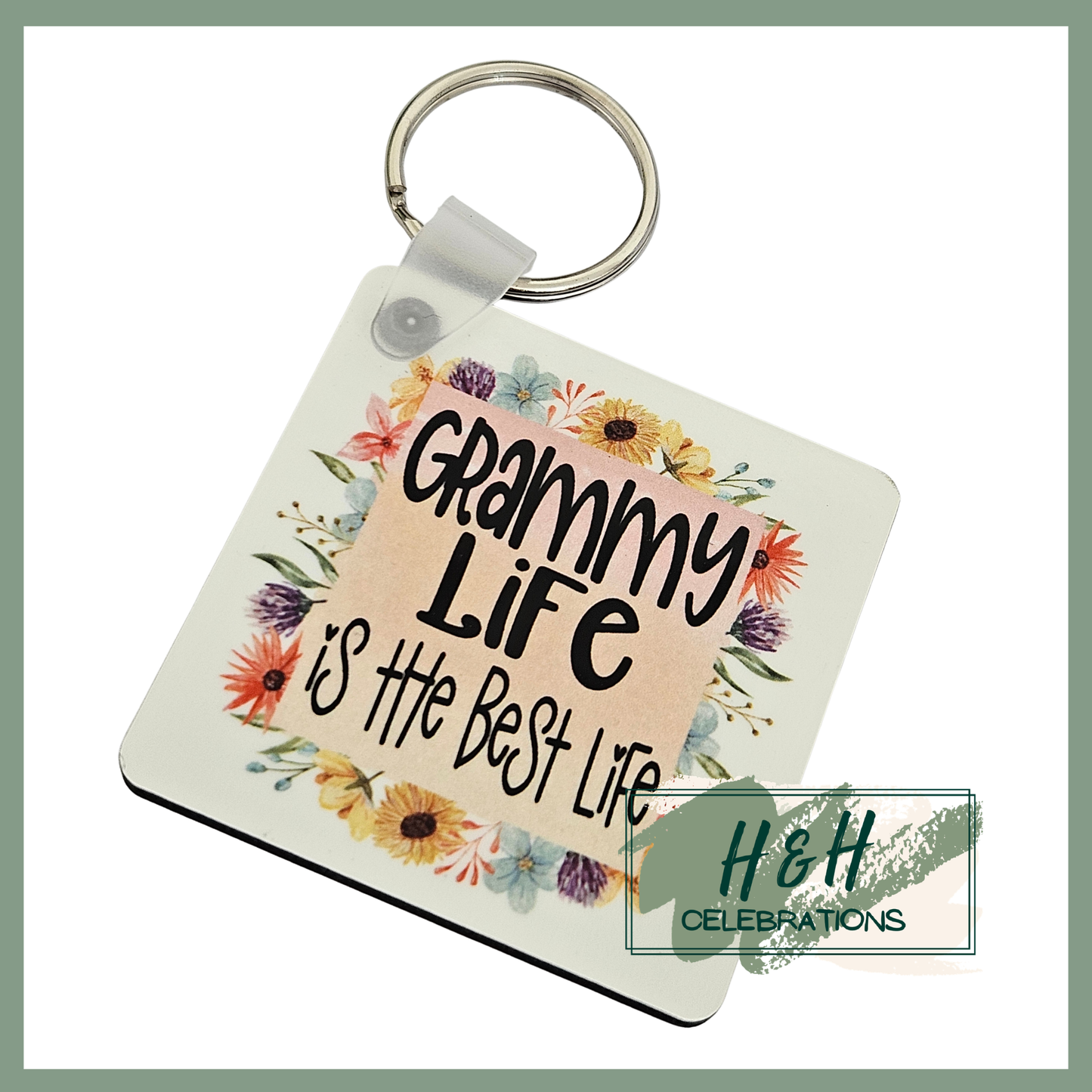 The Best Life MDF Keyring