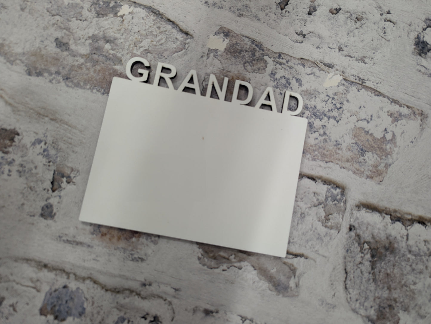 Personalised MDF Grandad Photo Panel