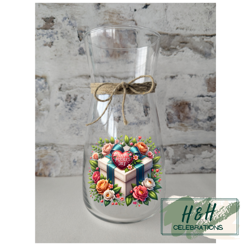 Happy Mother's Day Gift Box Vase