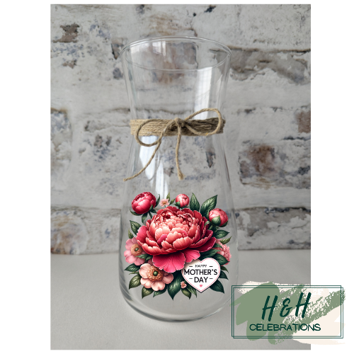 Happy Mother's Day Pink Vase