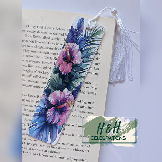 Hibiscus Flowers Bookmark