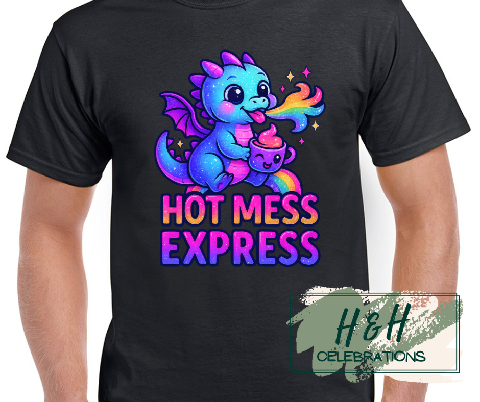 Womens Hot Mess Express T-Shirt - 13 Colours