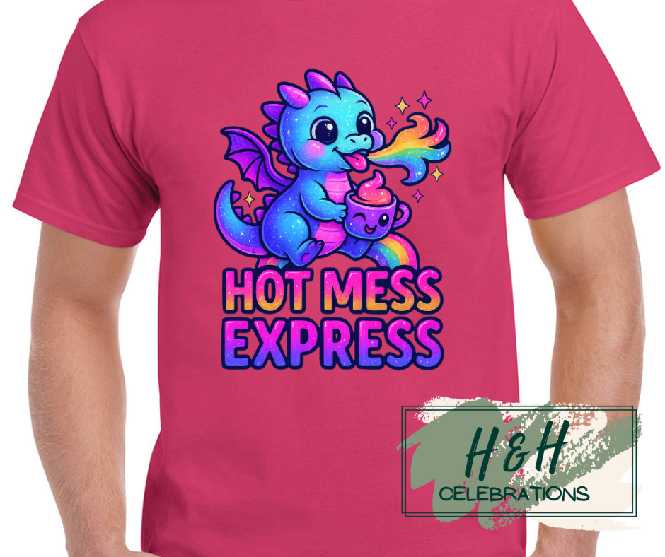 Womens Hot Mess Express T-Shirt - 13 Colours