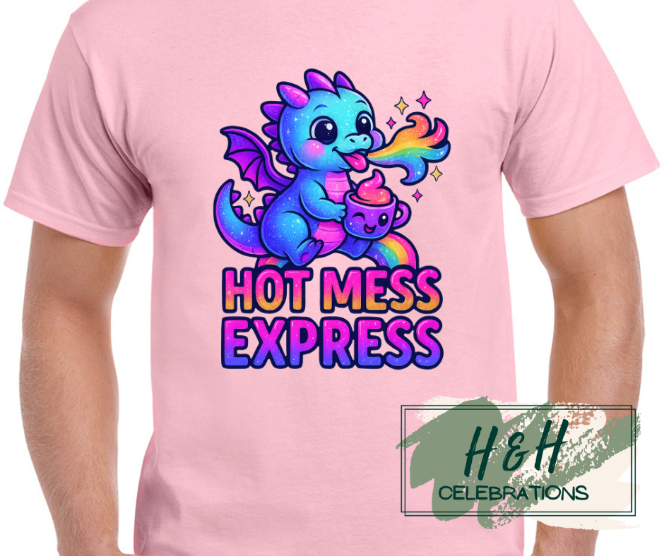 Womens Hot Mess Express T-Shirt - 13 Colours