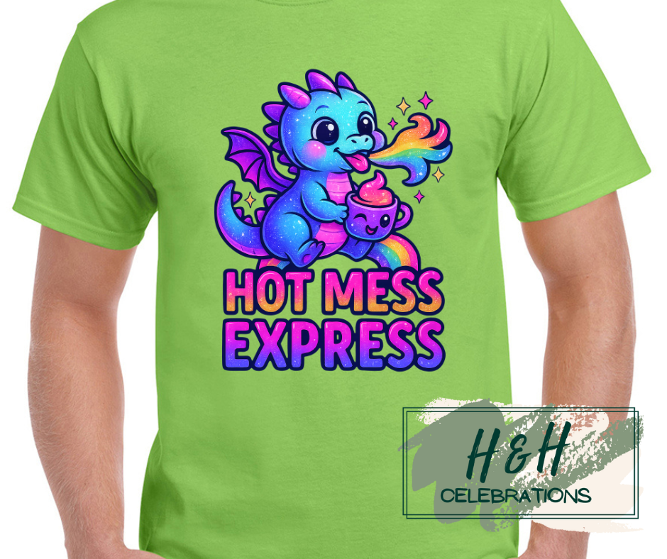 Womens Hot Mess Express T-Shirt - 13 Colours